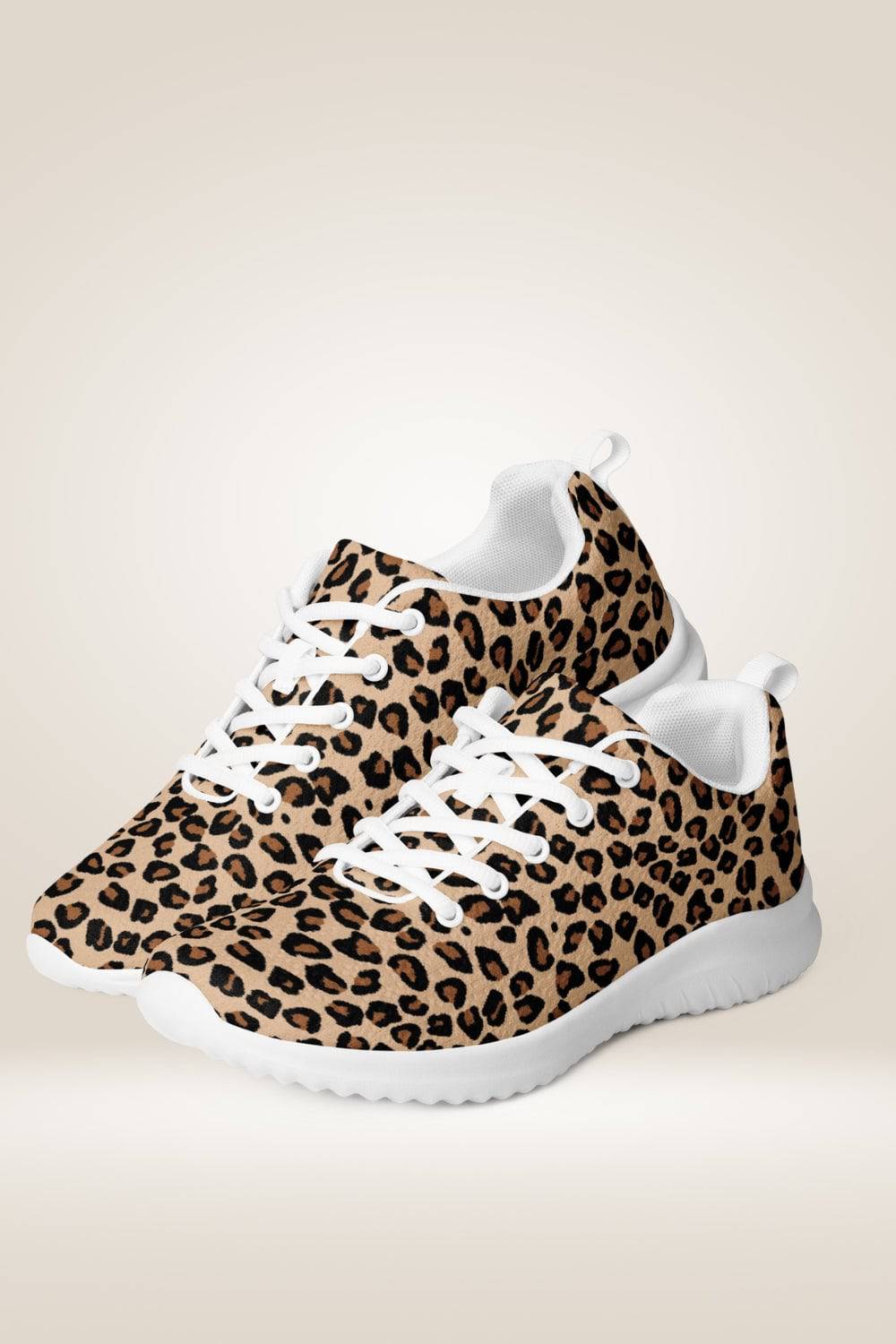 Lace Up Leopard Sneakers - TGC Boutique - Sneakers