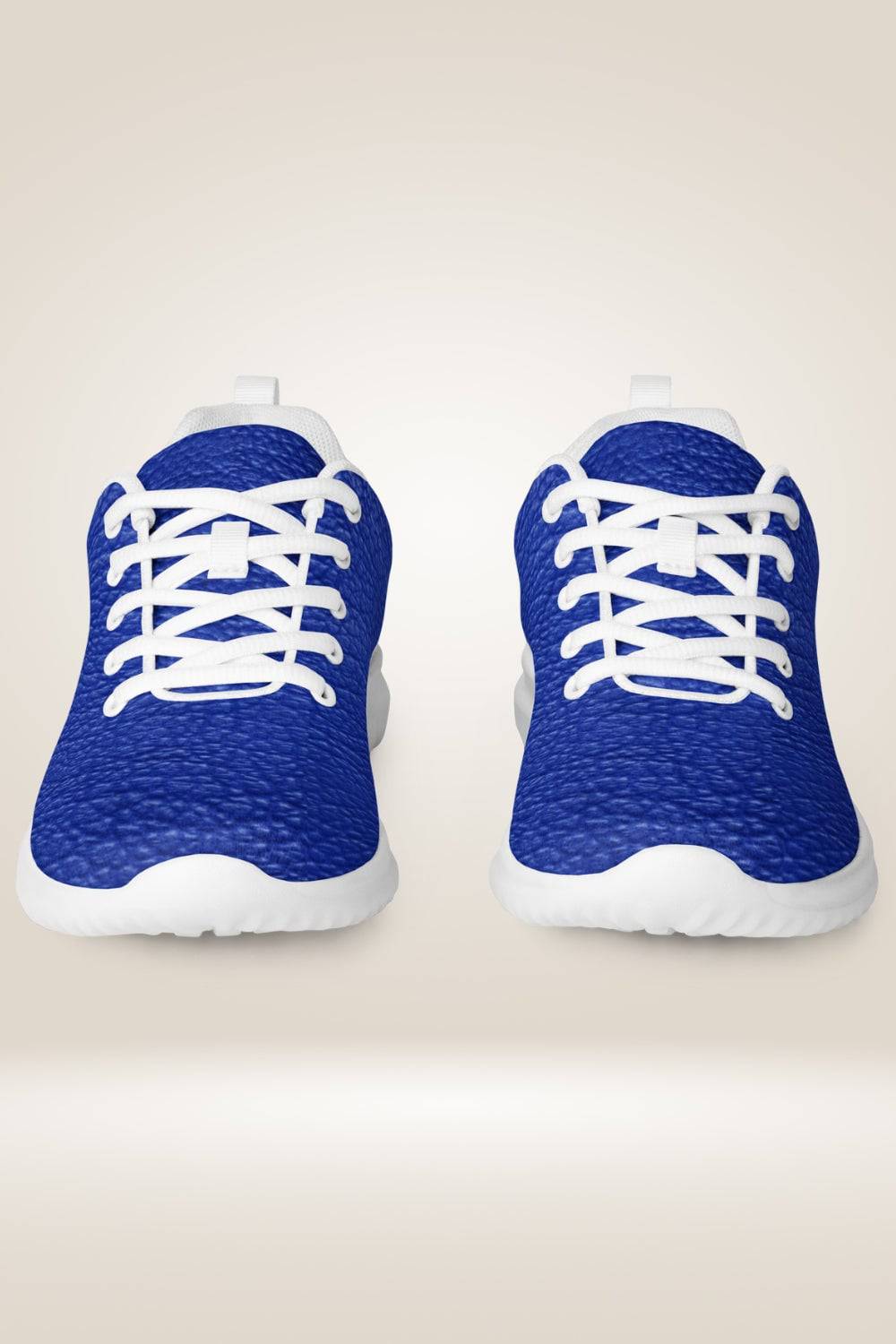 Leather Print Lace Up Blue Sneakers - TGC Boutique - Sneakers