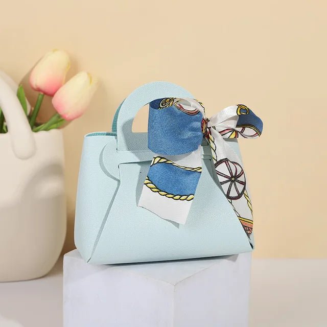 Leatherette Bow-Tie Petite Handbag - TGC Boutique - Handbag