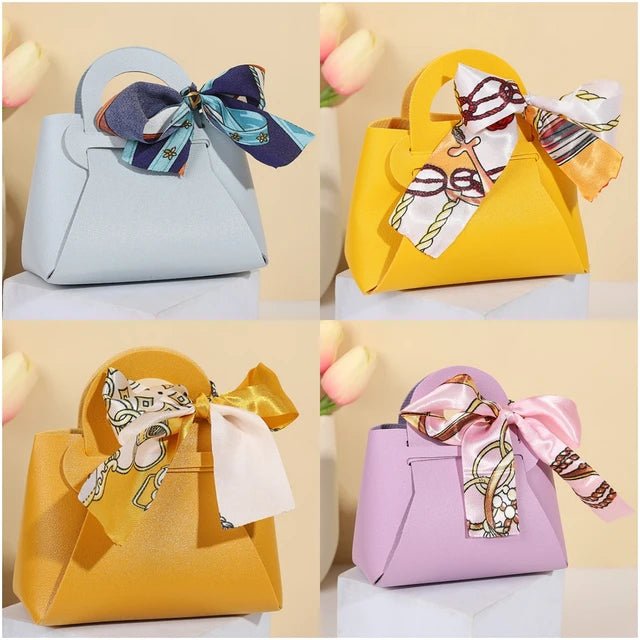 Leatherette Bow-Tie Petite Handbag - TGC Boutique - Handbag