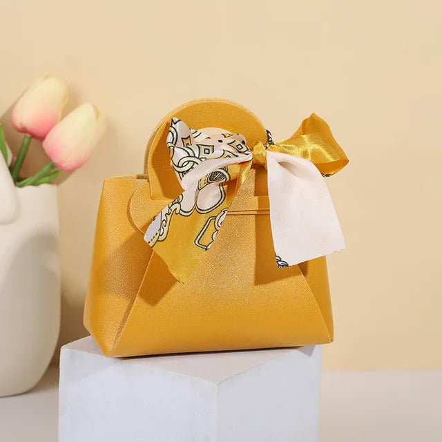 Leatherette Bow-Tie Petite Handbag - TGC Boutique - Handbag