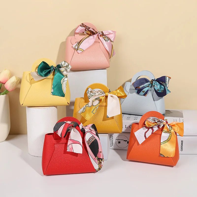 Leatherette Bow-Tie Petite Handbag - TGC Boutique - Handbag