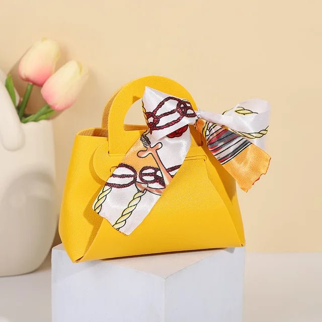 Leatherette Bow-Tie Petite Handbag - TGC Boutique - Handbag