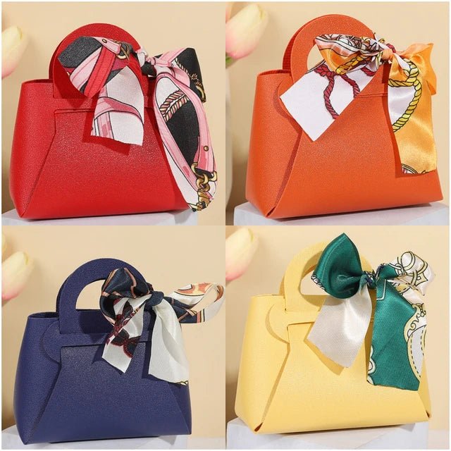 Leatherette Bow-Tie Petite Handbag - TGC Boutique - Handbag