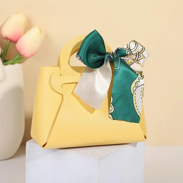 Leatherette Bow-Tie Petite Handbag - TGC Boutique - Handbag