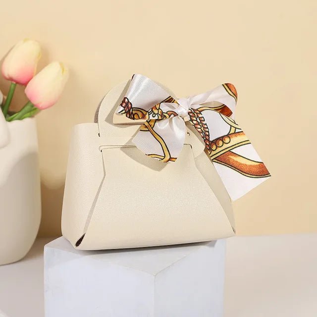 Leatherette Bow-Tie Petite Handbag - TGC Boutique - Handbag