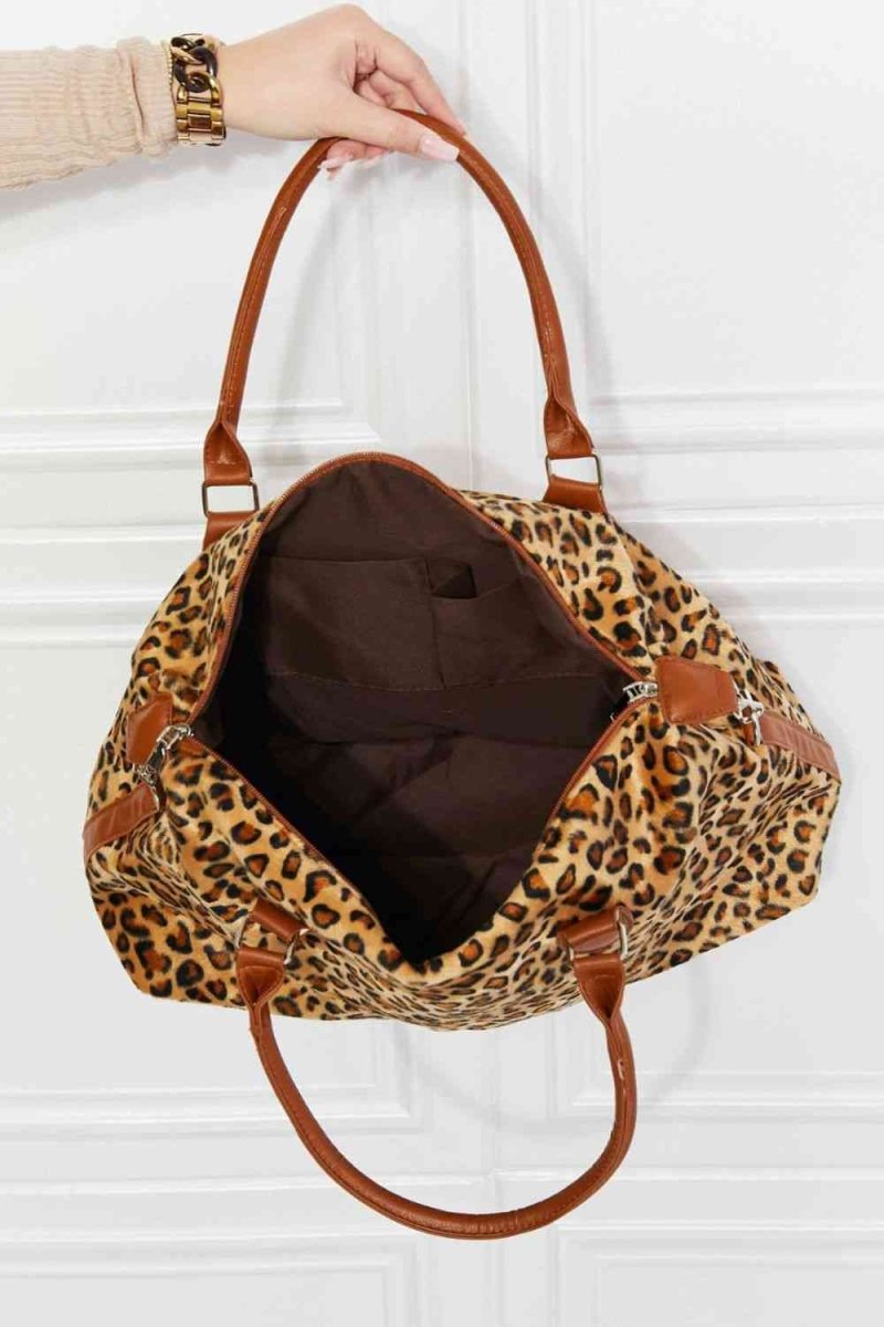 Leopard Carryall Weekender Bag - TGC Boutique - Handbags