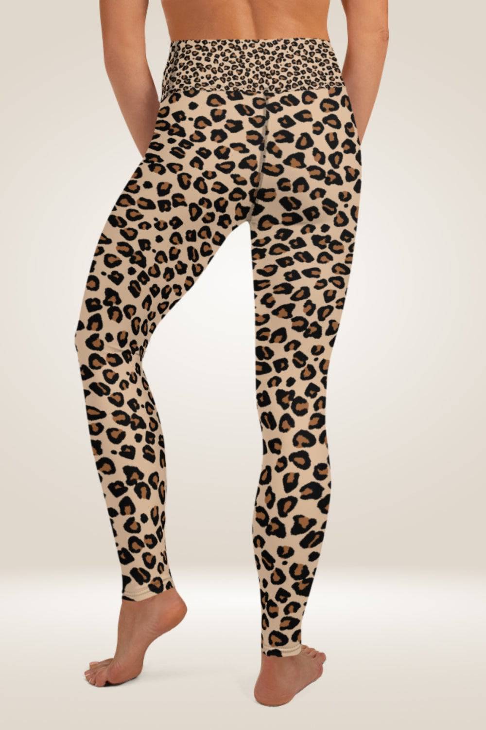 Leopard Print Yoga Leggings - TGC Boutique - Leggings