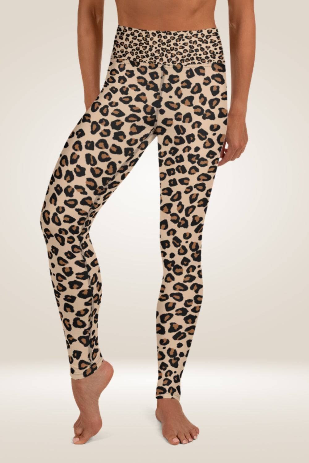Leopard Print Yoga Leggings - TGC Boutique - Leggings