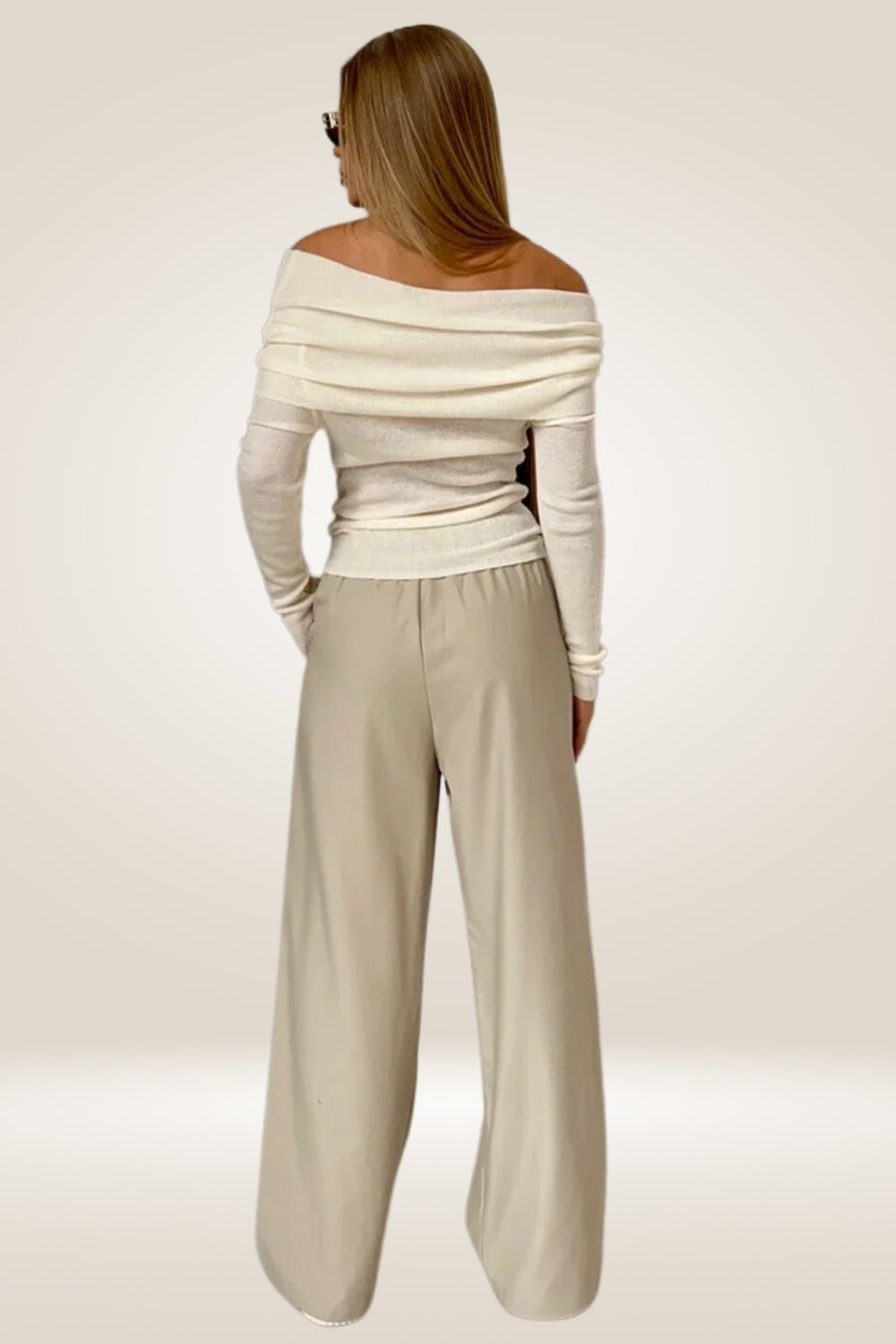 Leyla Off The Shoulder Sweater - TGC Boutique - Pink Sweater