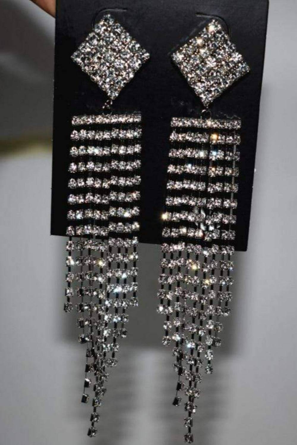 Long Chandelier Drop Earrings - TGC Boutique - Earrings