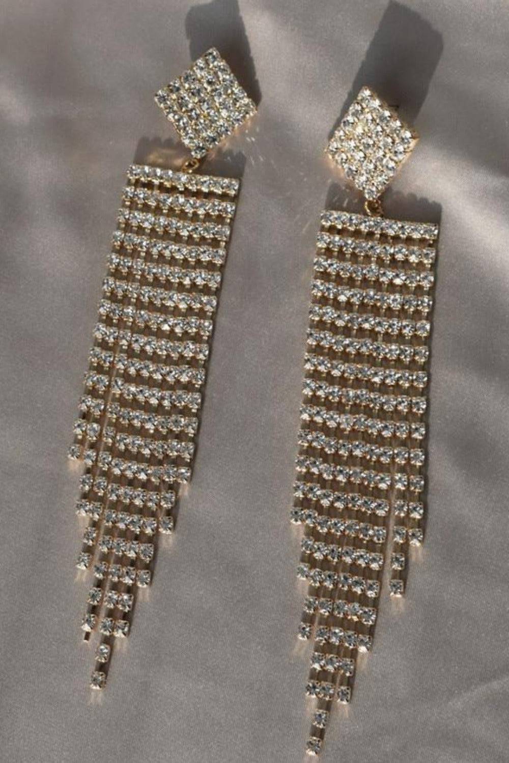 Long Chandelier Drop Earrings - TGC Boutique - Earrings