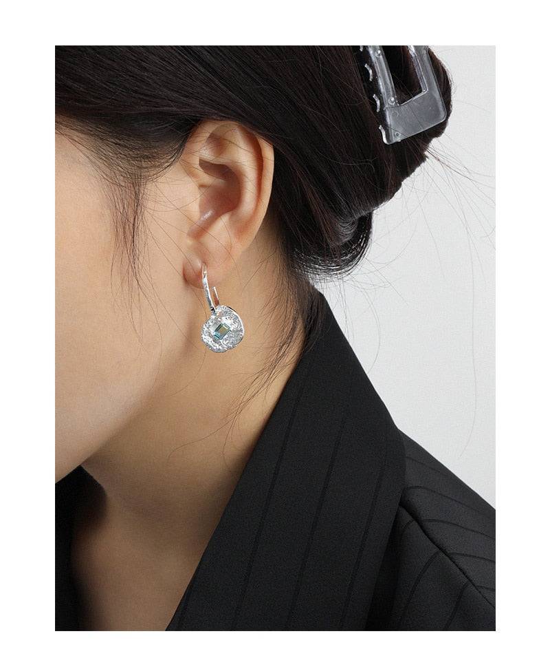 Lotus Leaf Dangling 925 Sterling Silver Earrings - TGC Boutique - Earrings