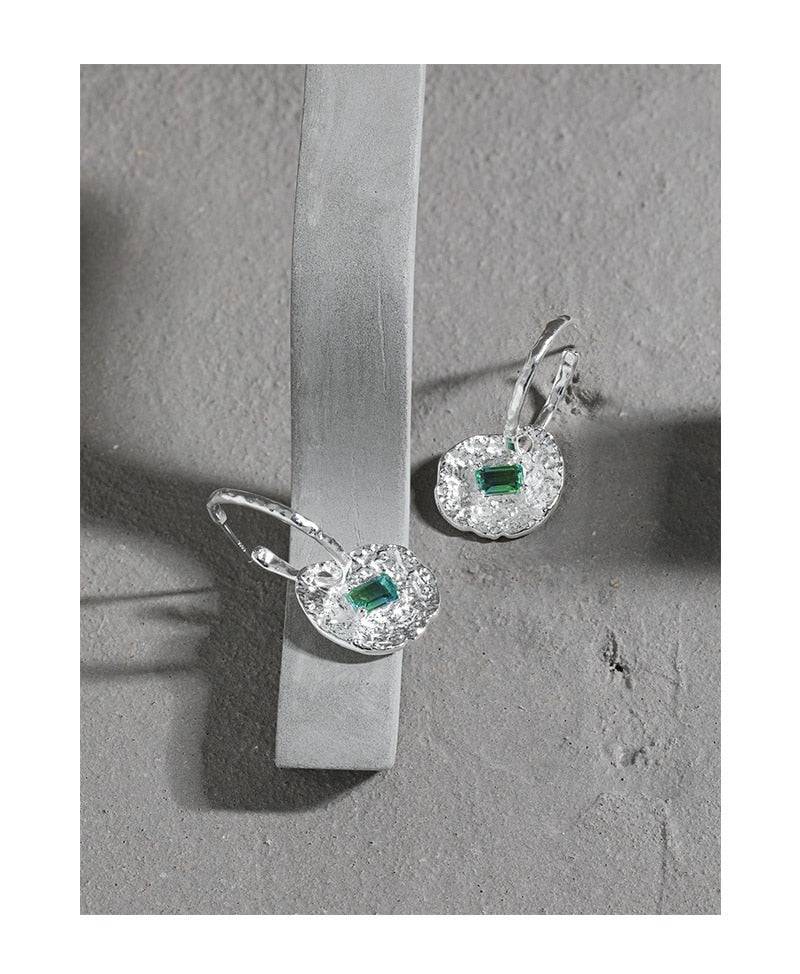 Lotus Leaf Dangling 925 Sterling Silver Earrings - TGC Boutique - Earrings