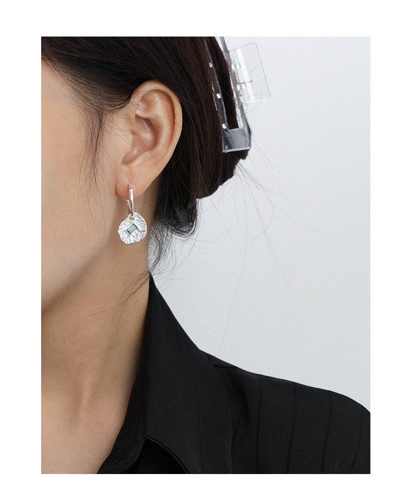 Lotus Leaf Dangling 925 Sterling Silver Earrings - TGC Boutique - Earrings