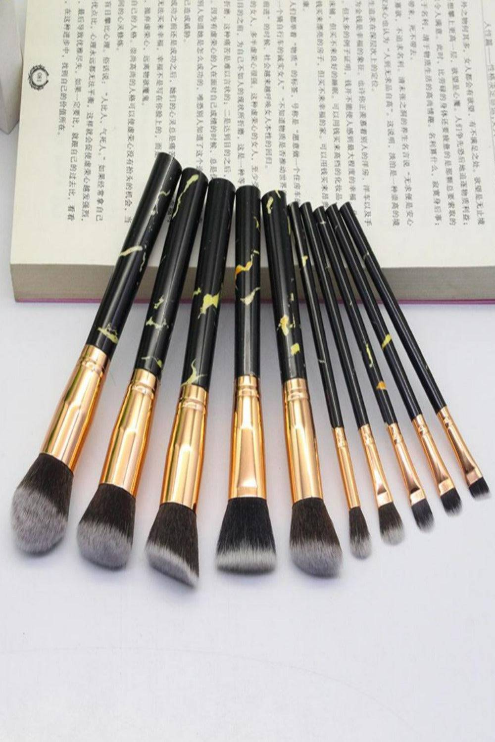 Marble Deep Veins Makeup Blending Brush Set - TGC Boutique - Makeup Brushes