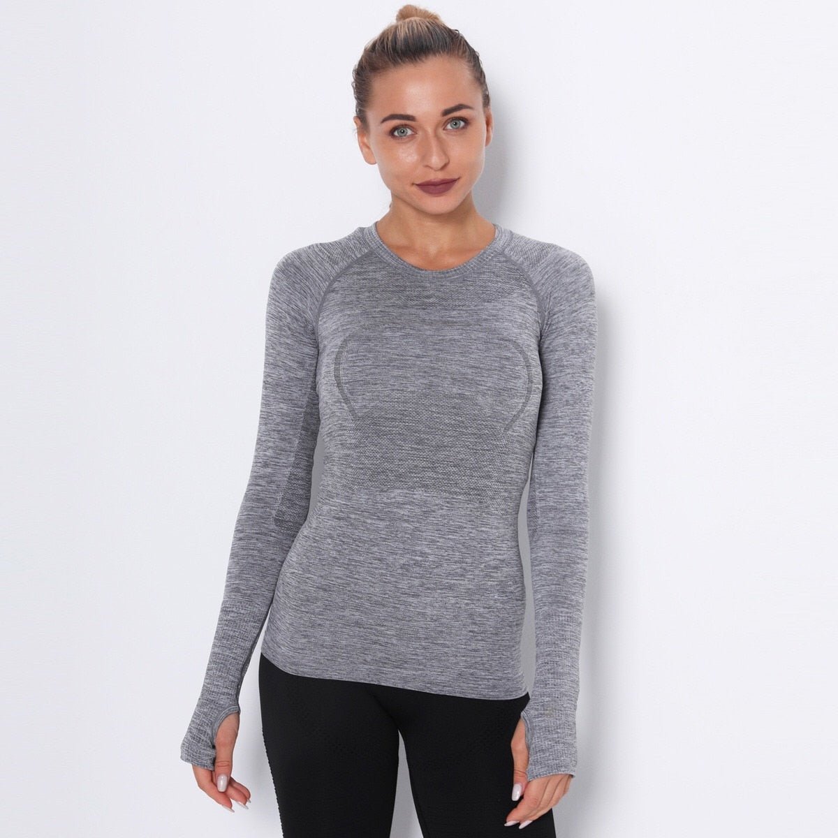 Moisture-Wicking Long Sleeve Performance Top - TGC Boutique - Active Top