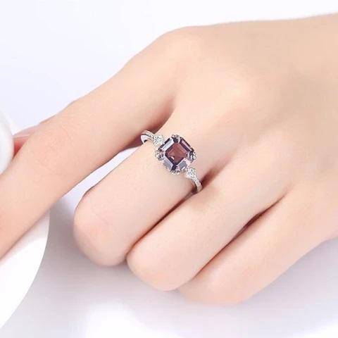 Morganite 925 Sterling Silver Ring Set set - TGC Boutique - Engagement Ring Set