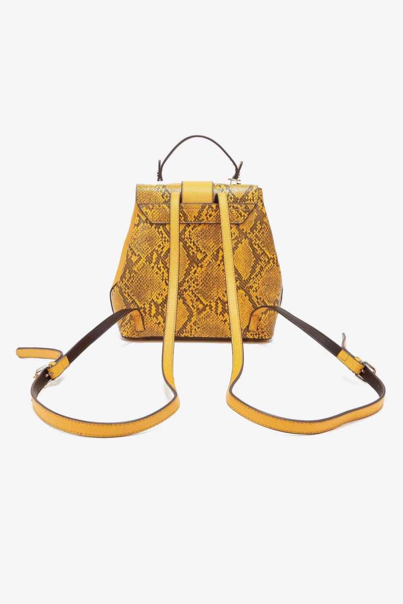 Nicole Lee Python Trio: Backpack, Crossbody & Pouch Set - TGC Boutique - Handbag Set