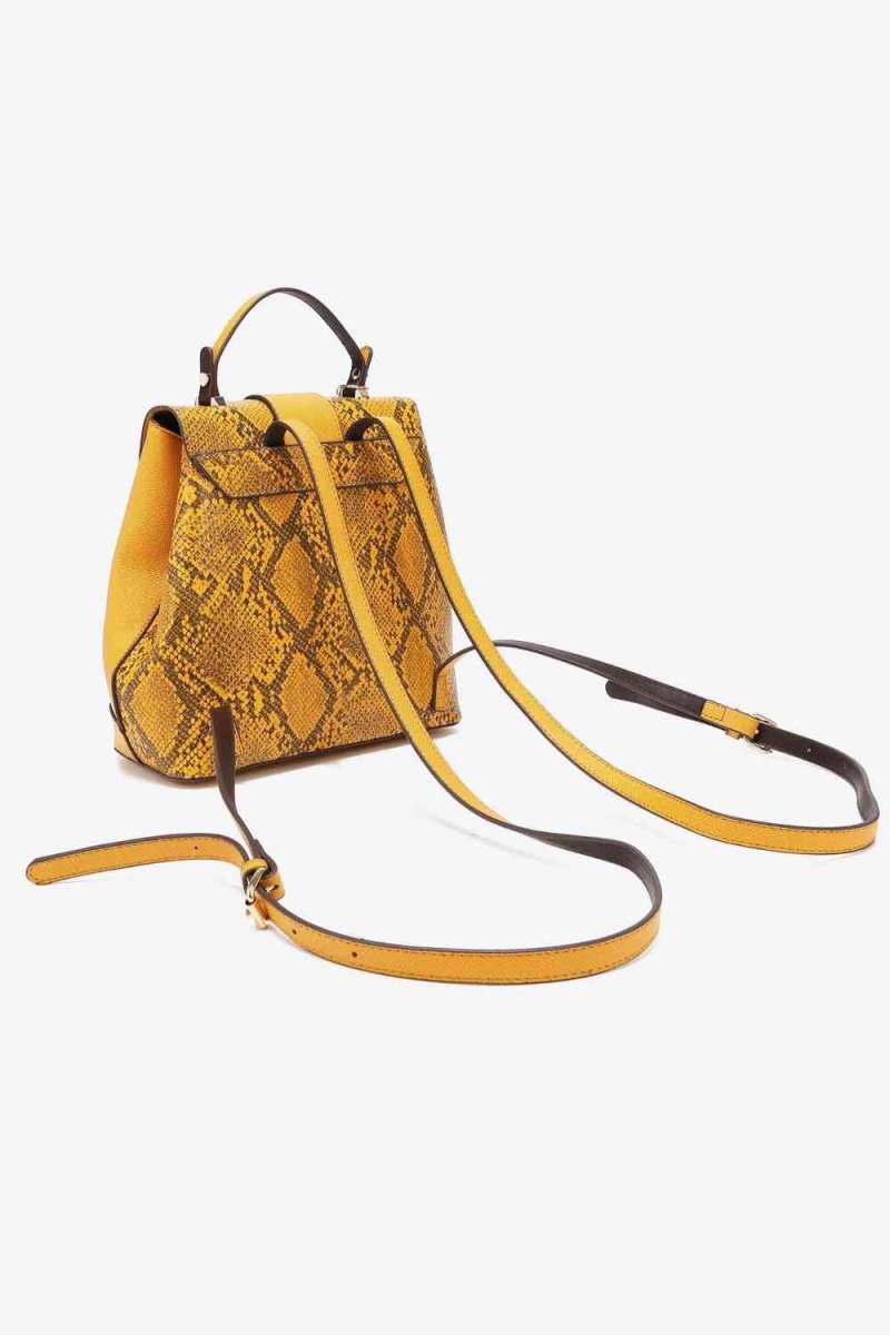 Nicole Lee Python Trio: Backpack, Crossbody & Pouch Set - TGC Boutique - Handbag Set