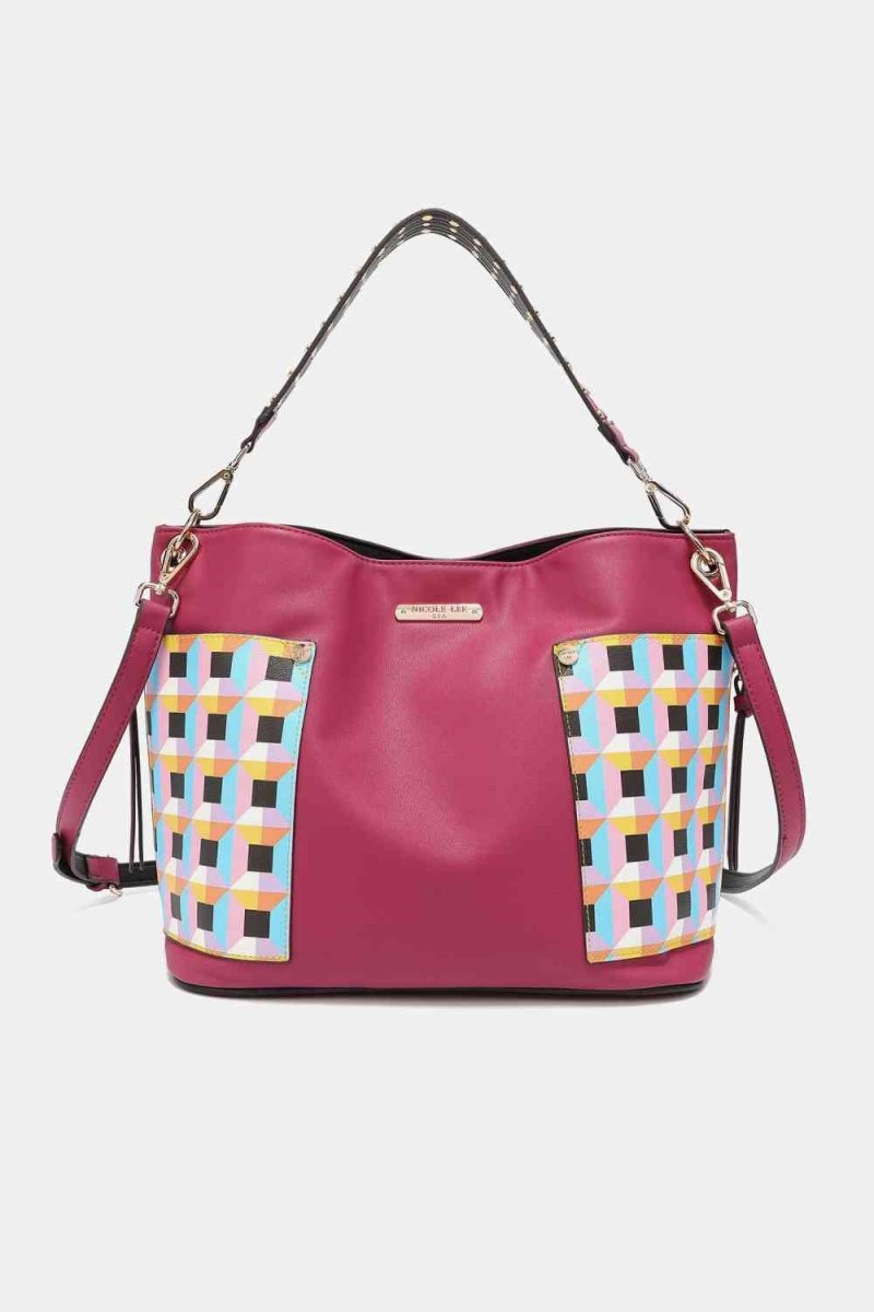 Nicole Lee USA Handbag Set: Shoulder, Crossbody & Coin Pouch - TGC Boutique - Handbags