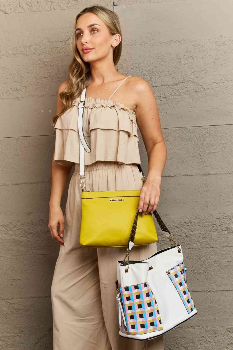 Nicole Lee USA Handbag Set: Shoulder, Crossbody & Coin Pouch - TGC Boutique - Handbags