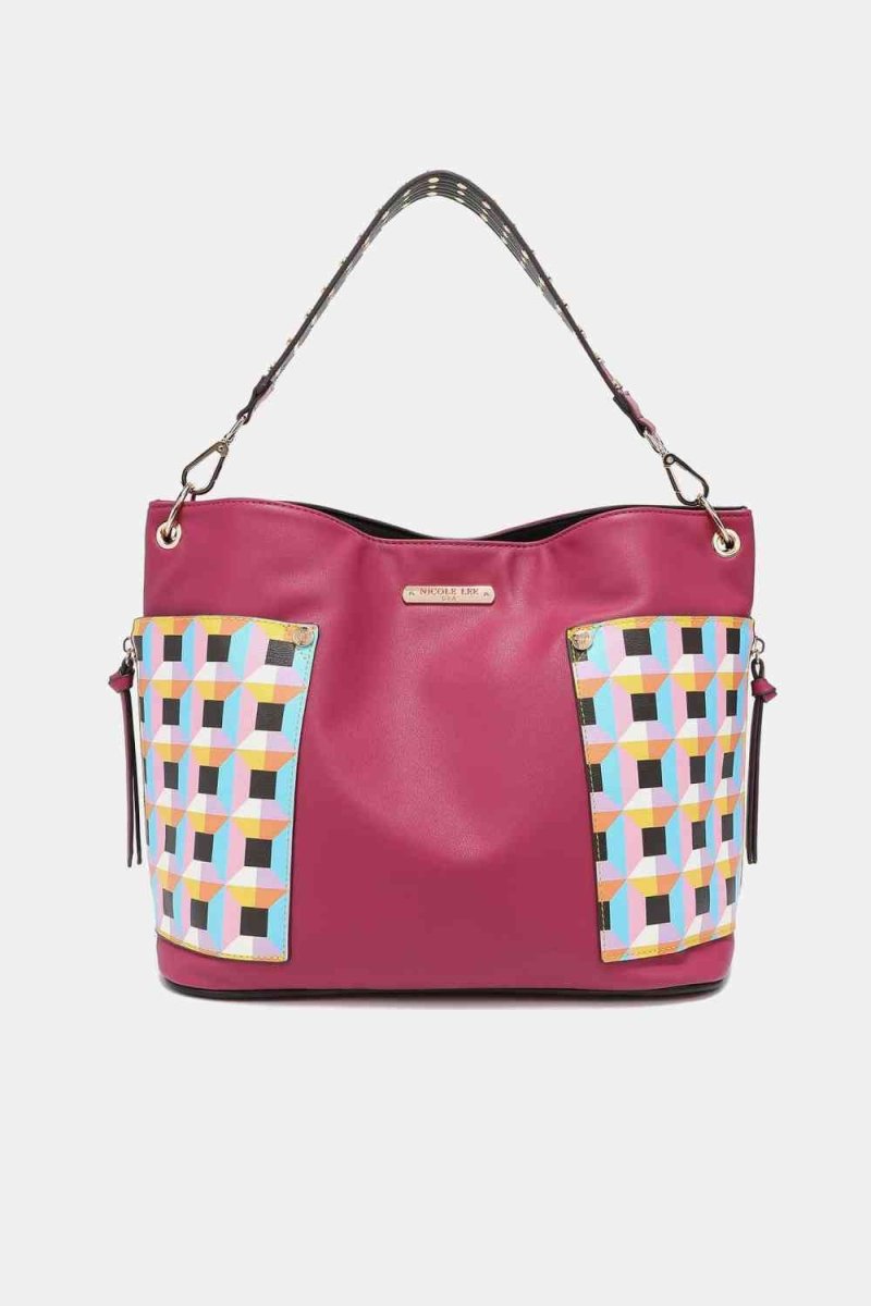 Nicole Lee USA Handbag Set: Shoulder, Crossbody & Coin Pouch - TGC Boutique - Handbags