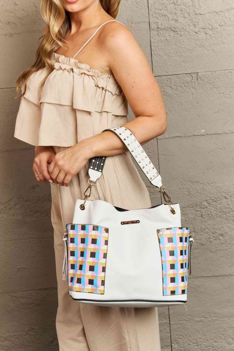 Nicole Lee USA Handbag Set: Shoulder, Crossbody & Coin Pouch - TGC Boutique - Handbags