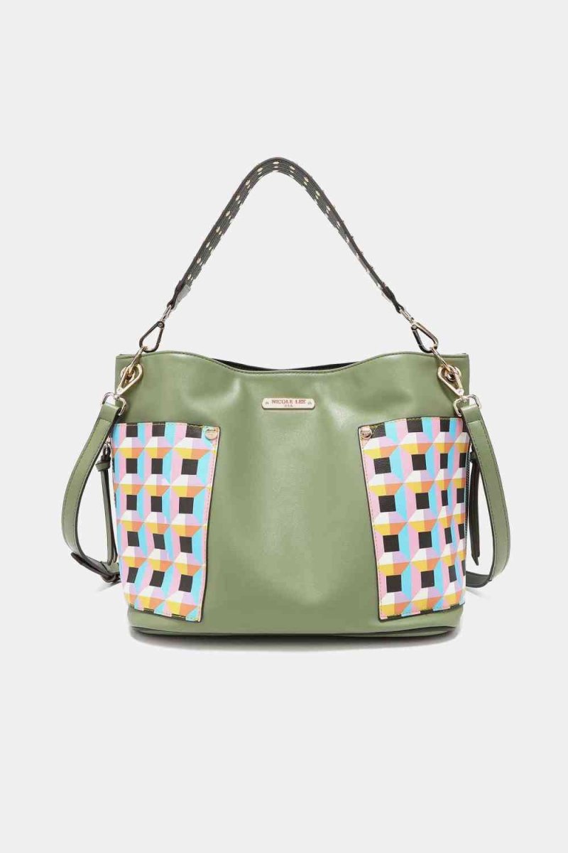 Nicole Lee USA Handbag Set: Shoulder, Crossbody & Coin Pouch - TGC Boutique - Handbags