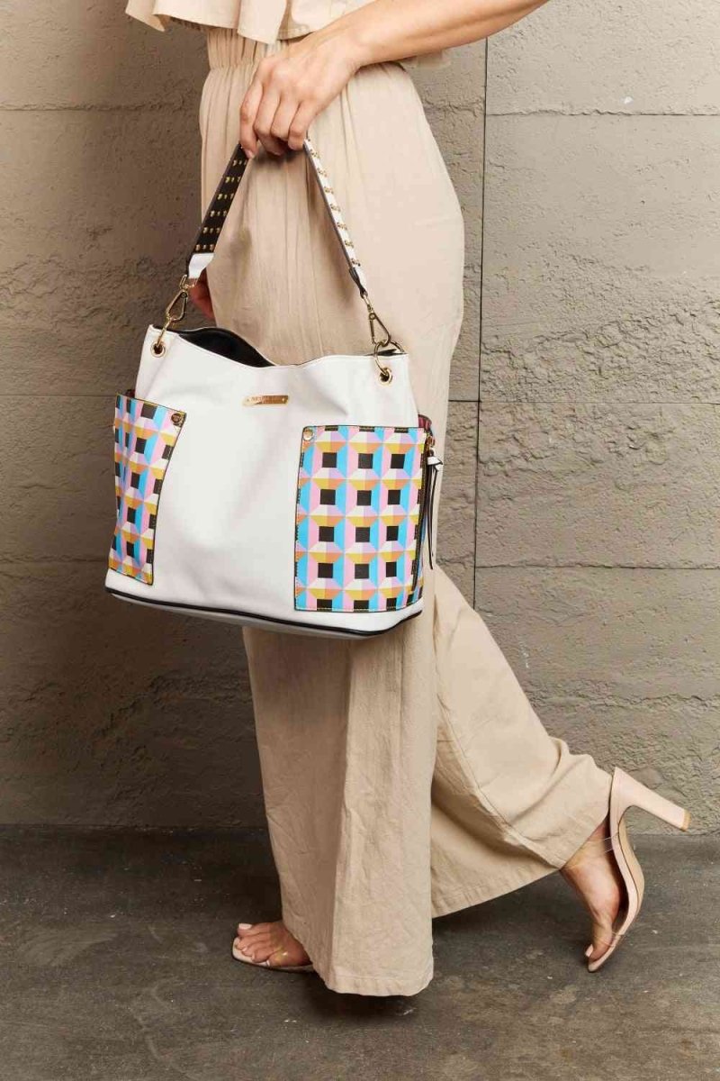 Nicole Lee USA Handbag Set: Shoulder, Crossbody & Coin Pouch - TGC Boutique - Handbags