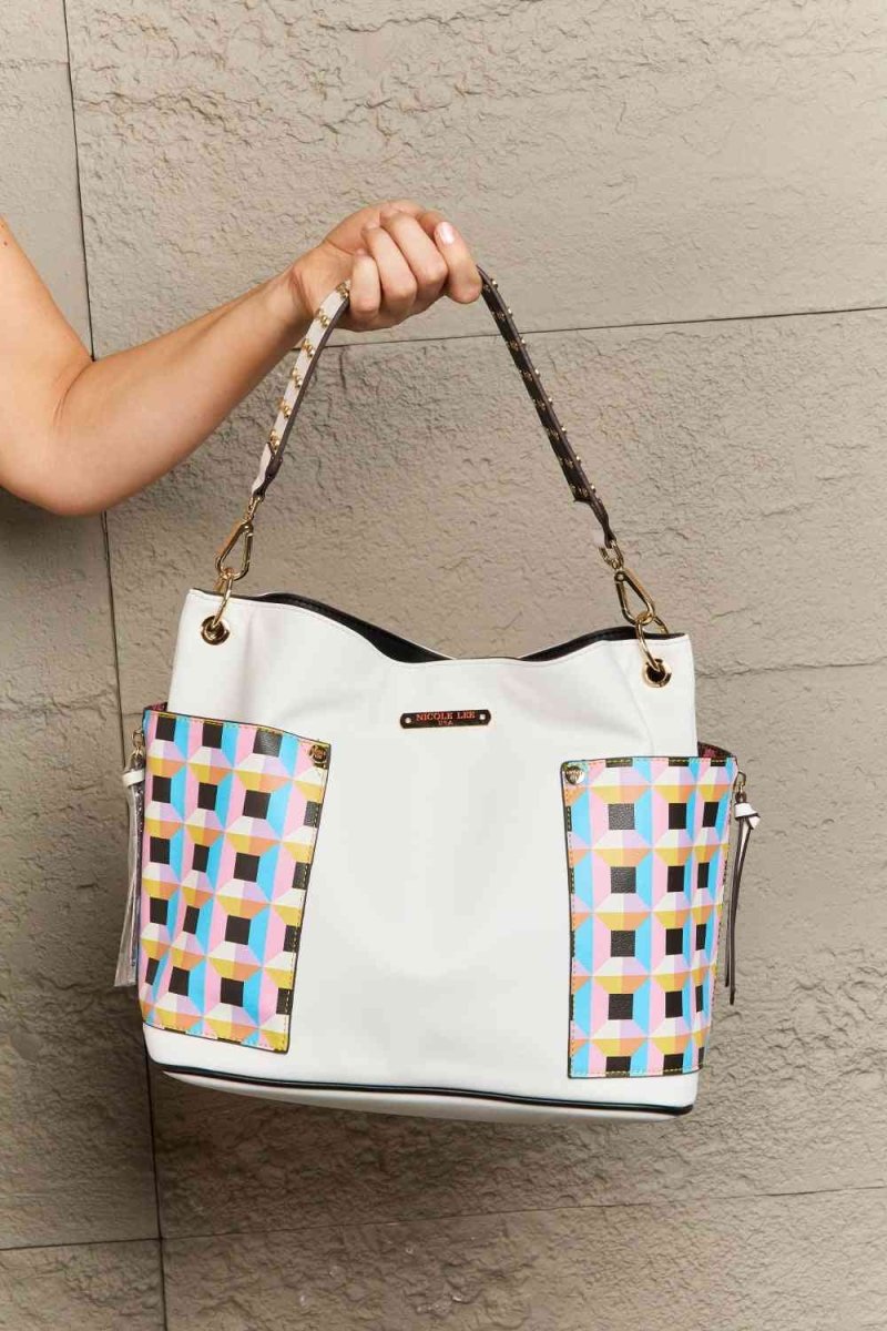 Nicole Lee USA Handbag Set: Shoulder, Crossbody & Coin Pouch - TGC Boutique - Handbags