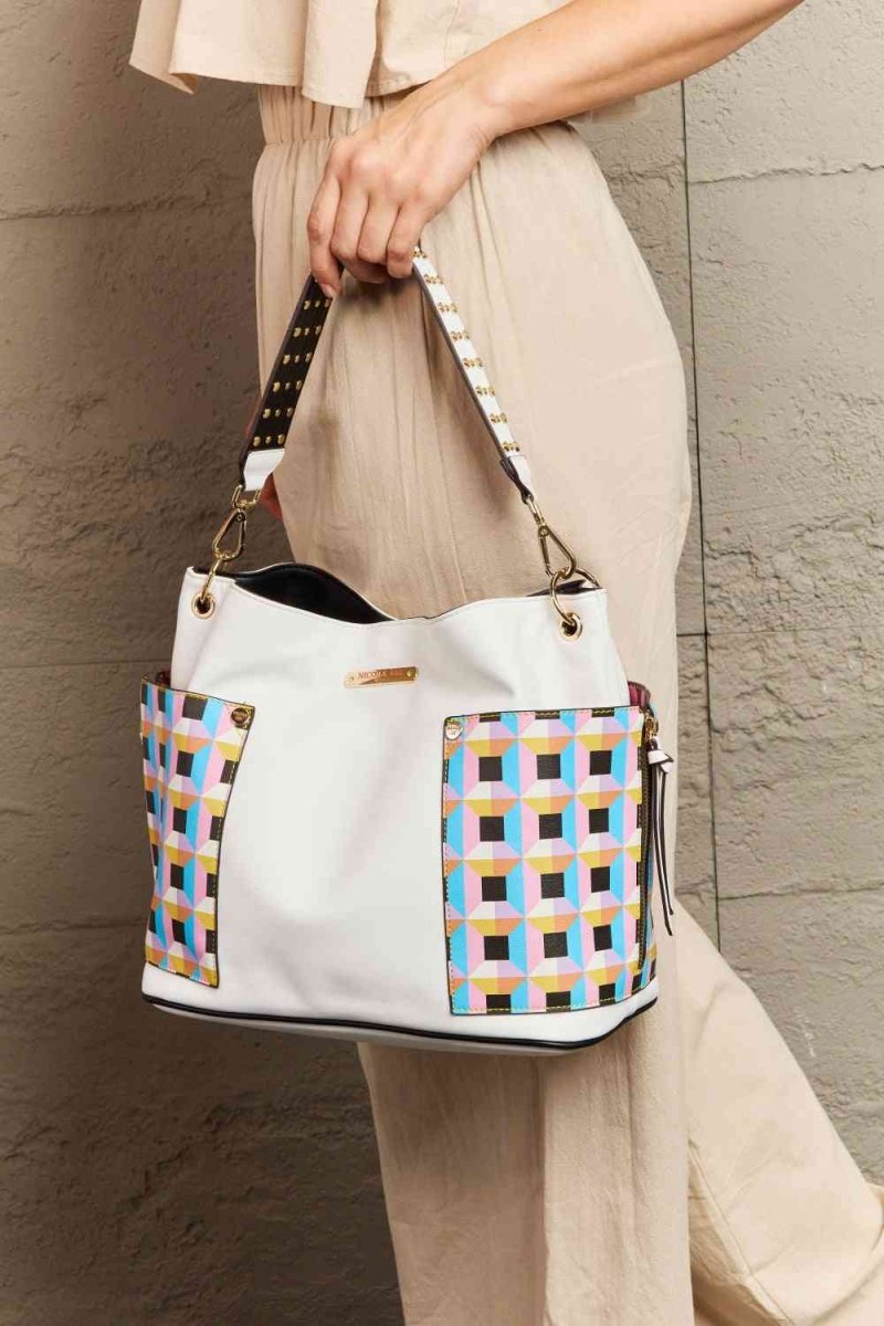 Nicole Lee USA Handbag Set: Shoulder, Crossbody & Coin Pouch - TGC Boutique - Handbags