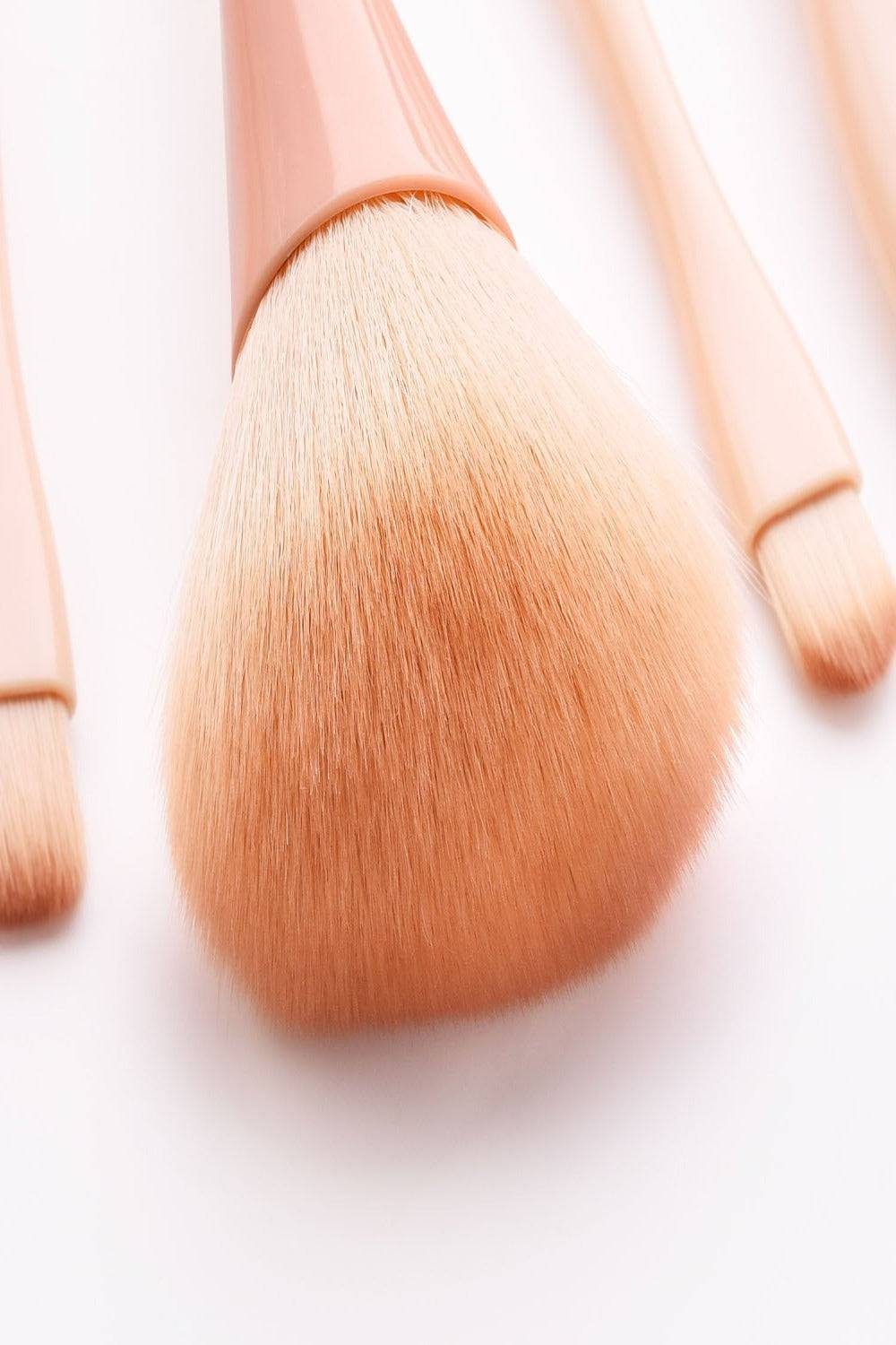 Nude Pink Makeup Brushes Set - 10 Pcs - TGC Boutique - Makeup Brush Set