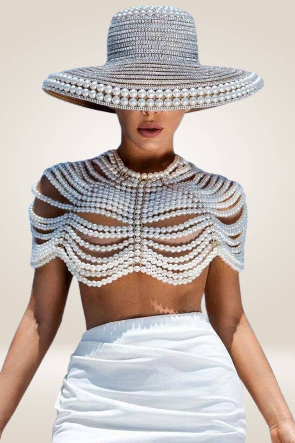 Pearl Round Layered Long Necklaces - TGC Boutique - Body Necklace