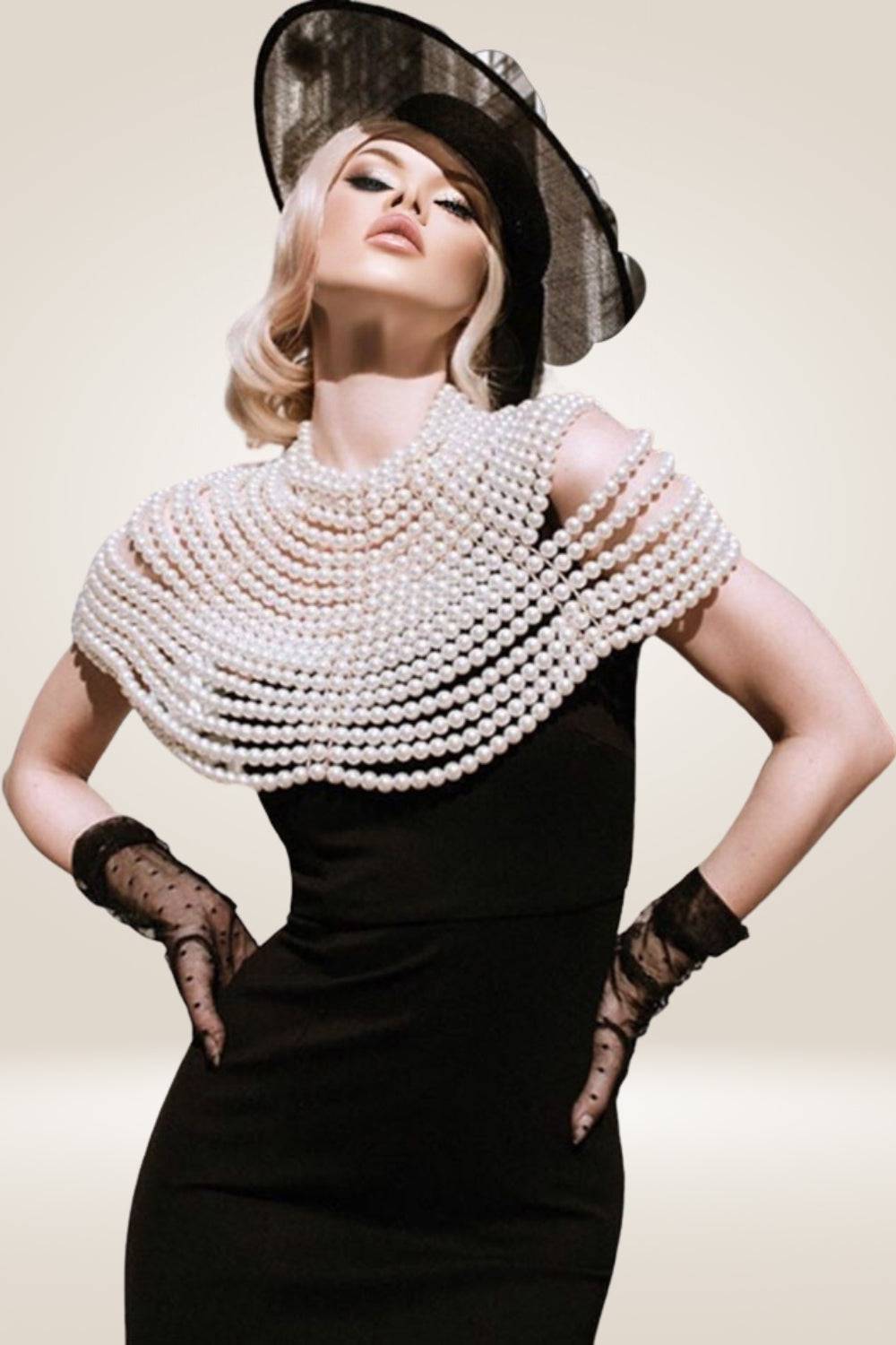 Pearl Round Layered Long Necklaces - TGC Boutique - Body Necklace