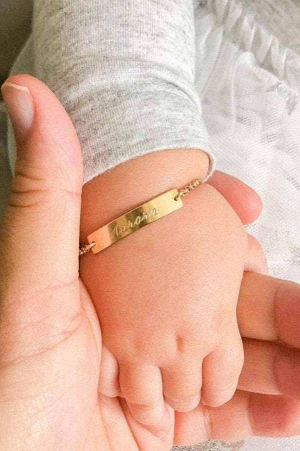 Personalized Baby Name Bracelet - TGC Boutique - Baby Name Bracelet