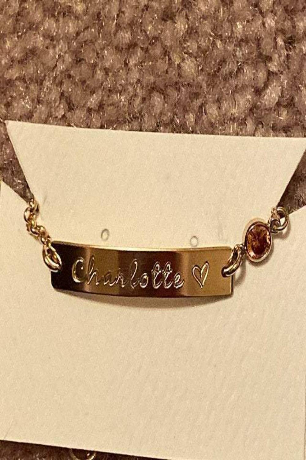Personalized Baby Name Bracelet - TGC Boutique - Baby Name Bracelet