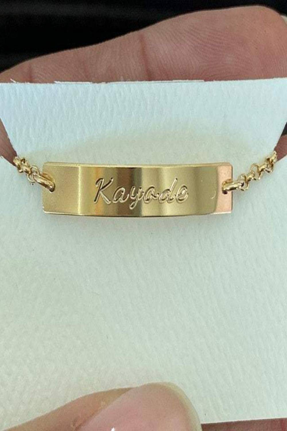 Personalized Baby Name Bracelet - TGC Boutique - Baby Name Bracelet