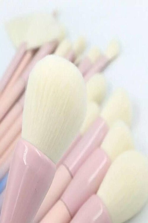Pink And Blue Gradient Makeup Brush Set - 14 Pack - TGC Boutique - Makeup Brush Set