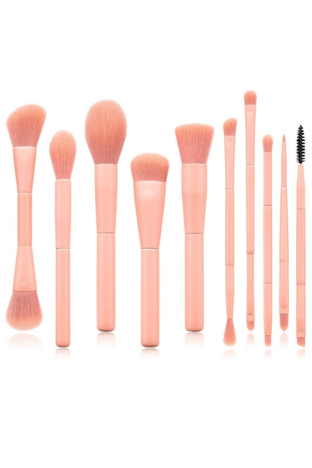 Pink Makeup Brush Set - 10 Pack - TGC Boutique - Makeup Brush Set