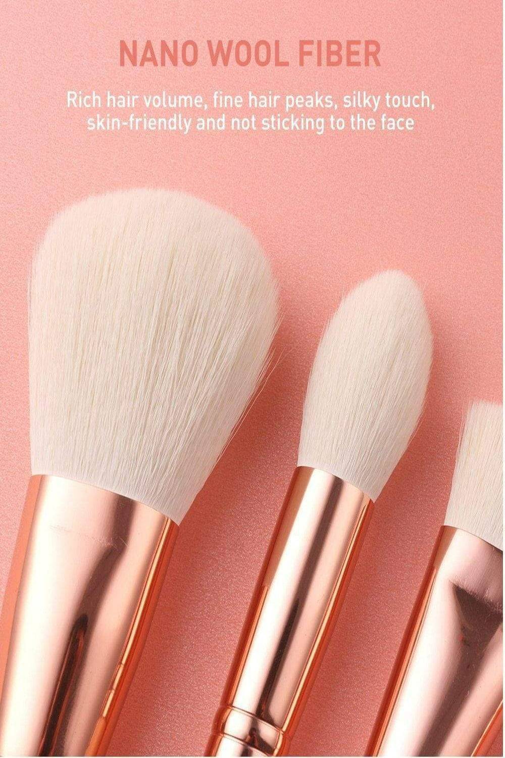 Pink Rose Gold Blending Makeup brush Set - 15 Pack - TGC Boutique - Makeup Brush Set