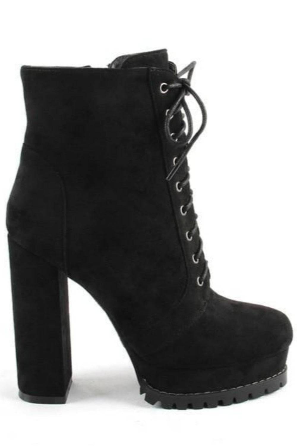 Platform Chunky Heeled Bootie - TGC Boutique - Ankle Booties