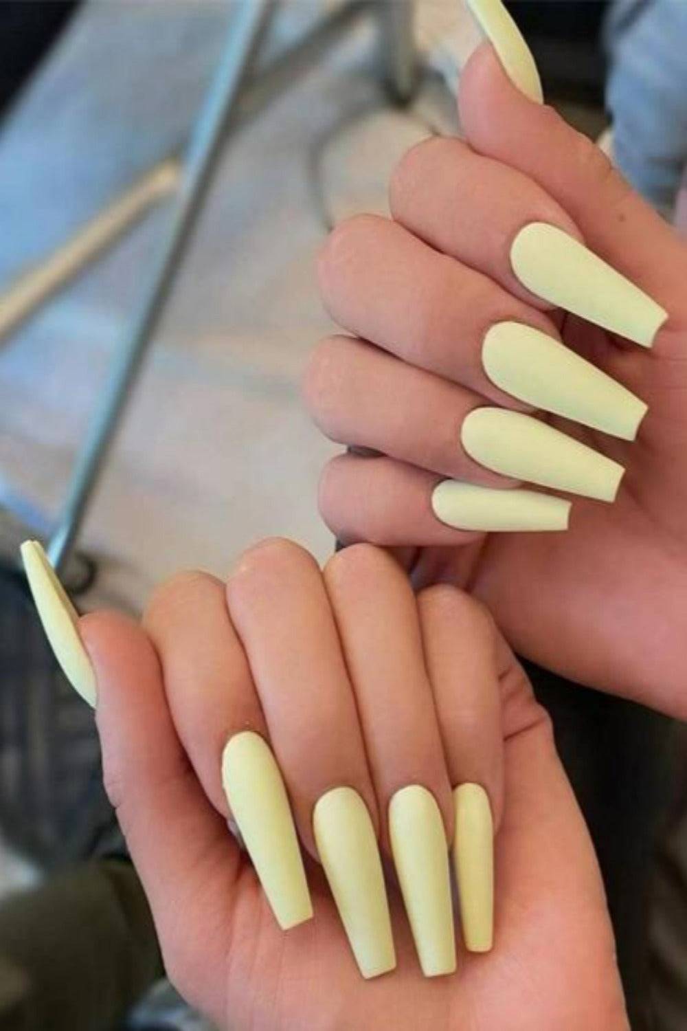 Press On Nails Matte Coffin Tip Nail Kit - TGC Boutique - Press On Nails