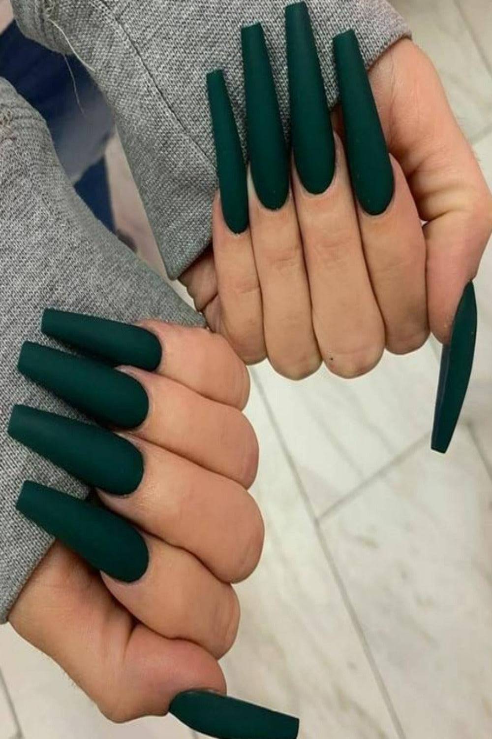 Press On Nails Matte Coffin Tip Nail Kit - TGC Boutique - Press On Nails