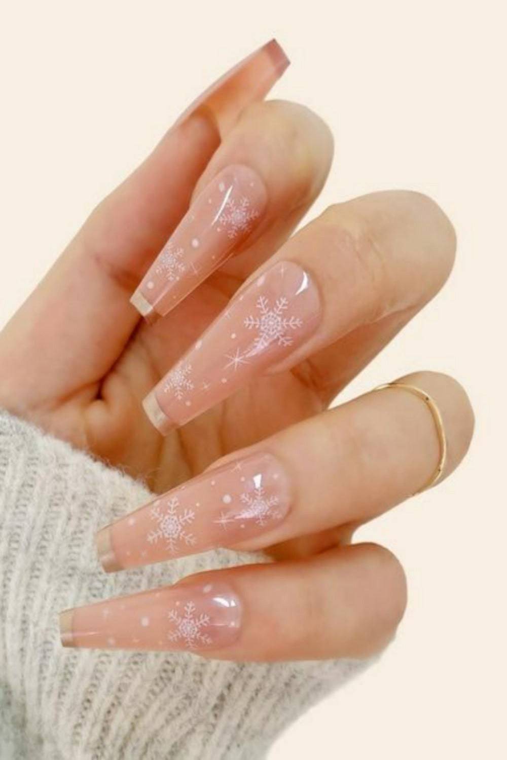 Press On Nails Neon Matte Glossy French Tip Coffin Nail Kit - TGC Boutique - Press On Nails