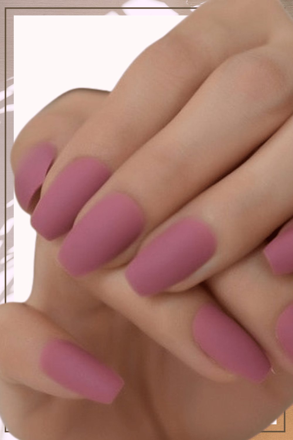 Press On Nails Pink Matte Short Coffin Nail Kit - TGC Boutique - Press On Nails