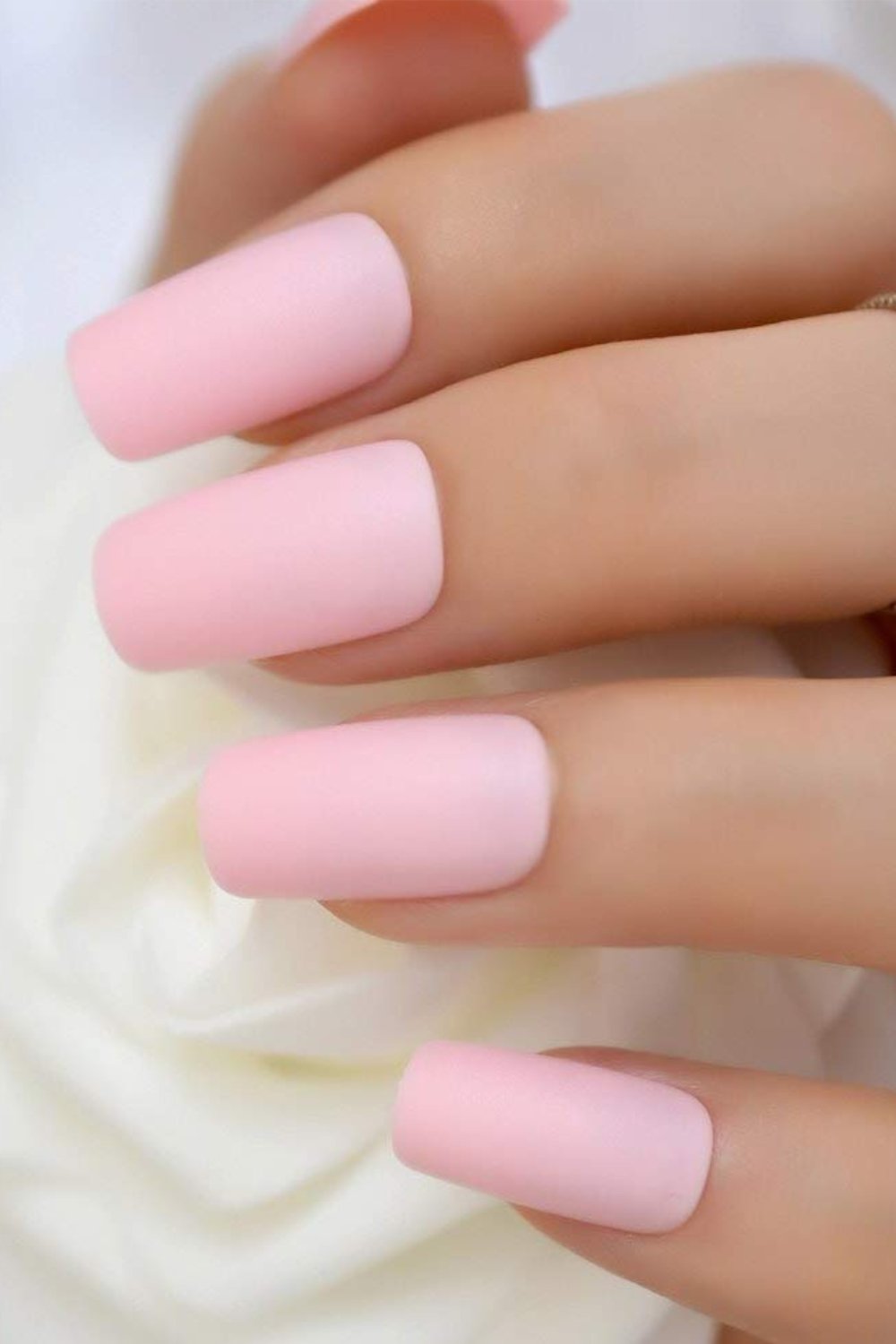 Press On Nails Square Matte Light Pink Nail Kit - TGC Boutique - Press On Nails