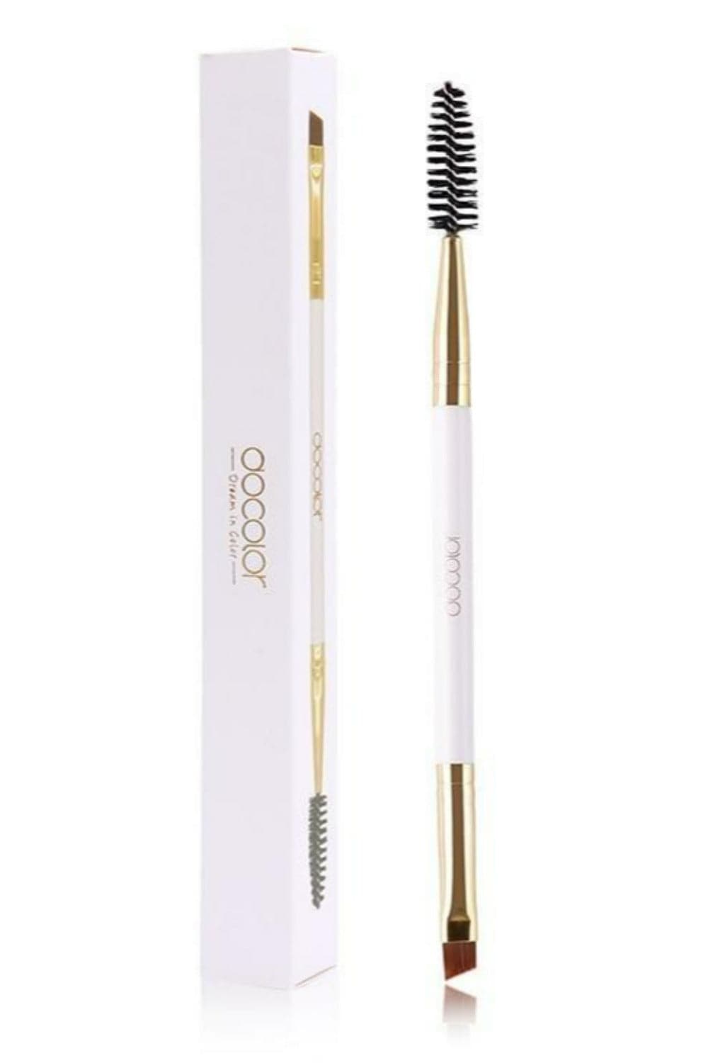 Professional Dual Sided Eyebrow Brush And Eyebrow Comb - TGC Boutique - Makeup Brushes