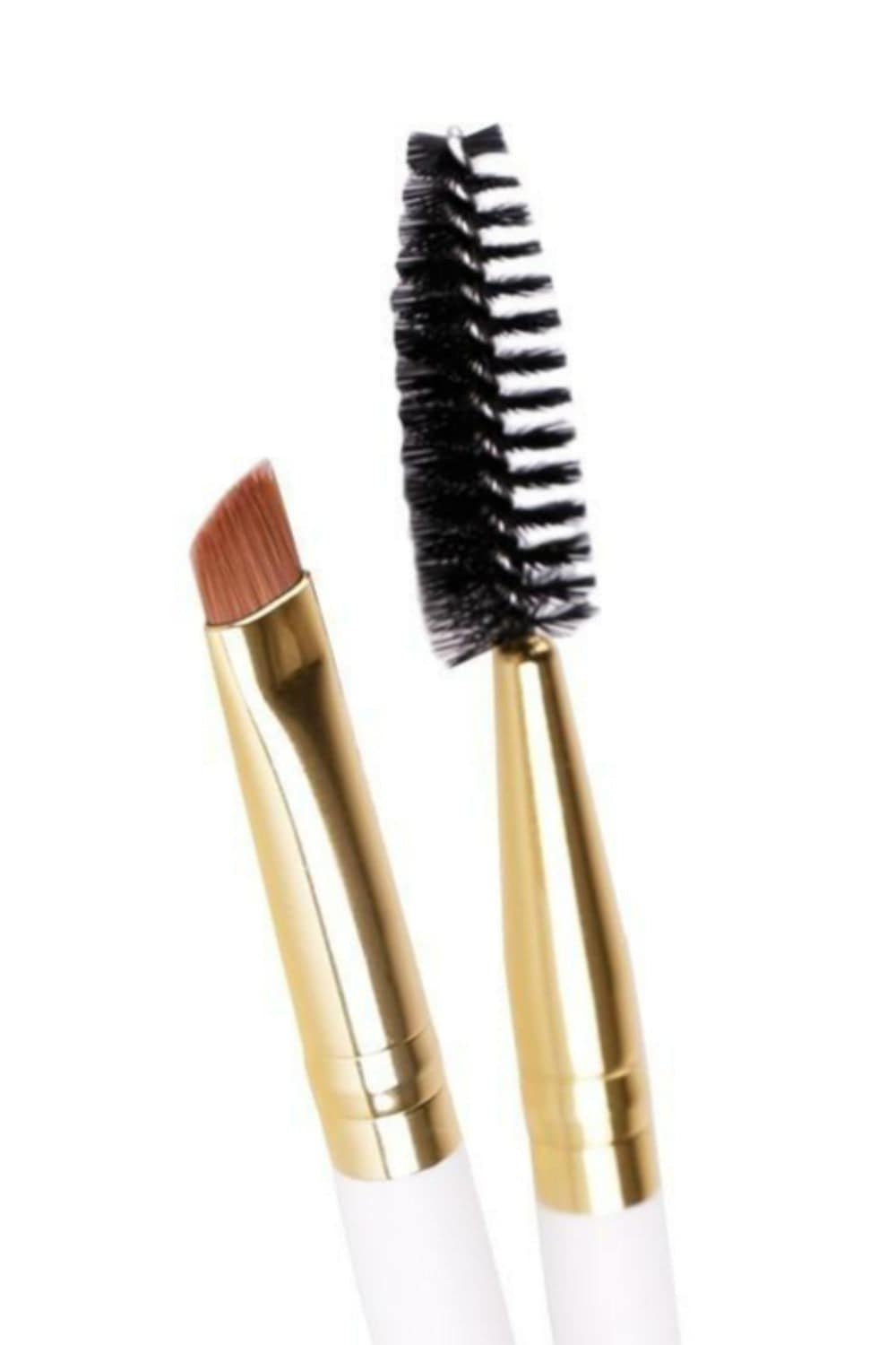 Professional Dual Sided Eyebrow Brush And Eyebrow Comb - TGC Boutique - Makeup Brushes