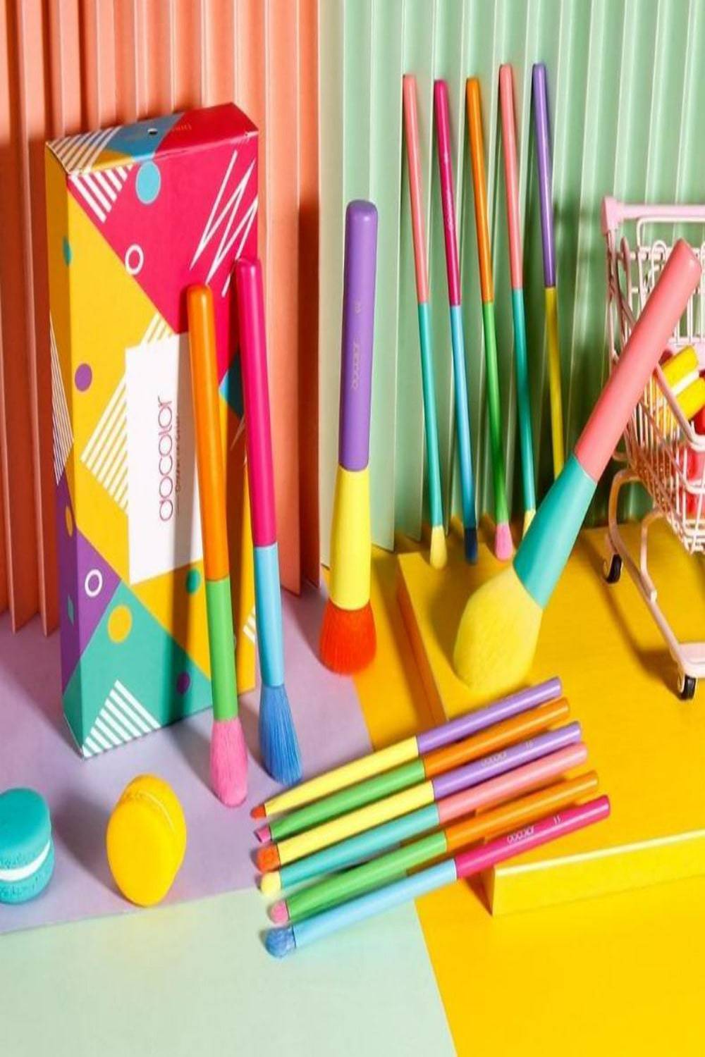 Professional Powder Foundation Eyeshadow Makeup Brush set - 15 Pcs - TGC Boutique - Makeup Brush Set